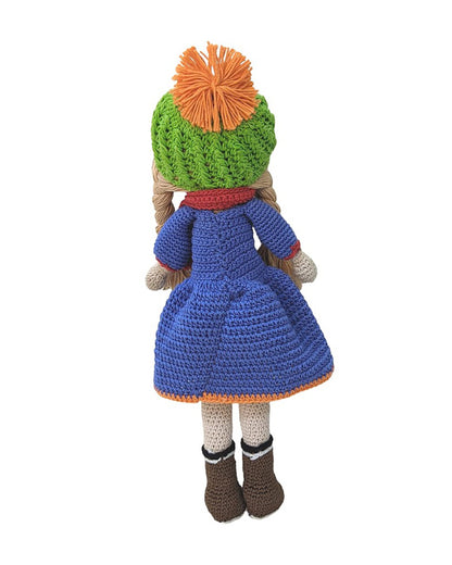 Happy Threads Shaylah Crochet Doll-Handcrafted-Easily Washable-6M+