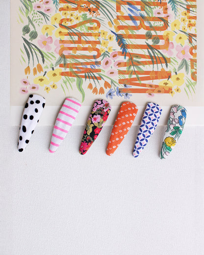 Rattle & Co. Multicolor Hair Clips-Happy Sun-Cotton-Pack of 6-For Infants