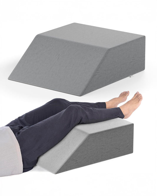 Fovera Pregnancy Pillow-Multipurpose Leg Elevation-Grey-Memory Foam-For Maternity