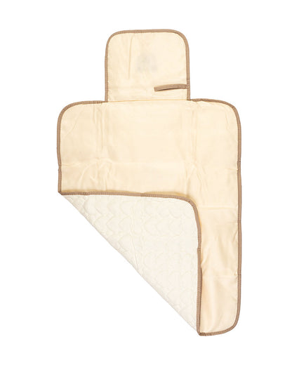 Kicks & Crawl Foldable Diaper Changing Mat-With Soft Quilted Design-Baby Bear