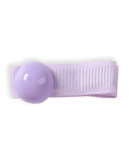 Kicks & Crawl Lavender Hair Clips-Bear Bloom-Metal-Pack of 5-For Infants