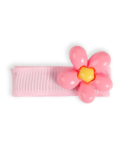 Kicks & Crawl Peach Hair Clips-Bow-tiful-Metal-Pack of 5-For Infants