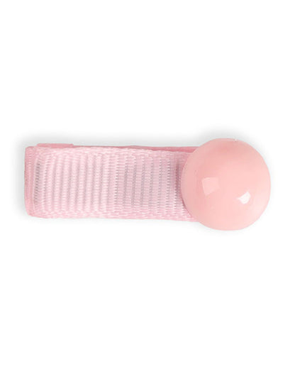 Kicks & Crawl Peach Hair Clips-Bow-tiful-Metal-Pack of 5-For Infants