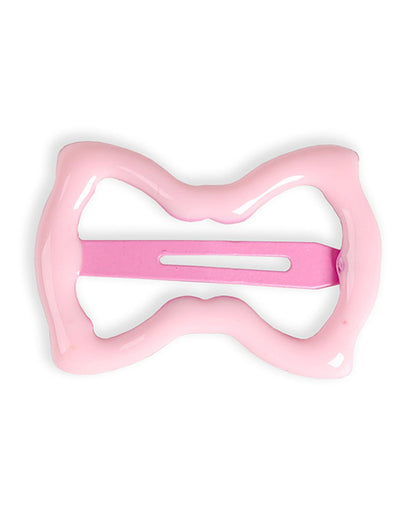 Kicks & Crawl Multicolor Hair Clips-Breezy Bow-Metal-Pack of 4-For Infants