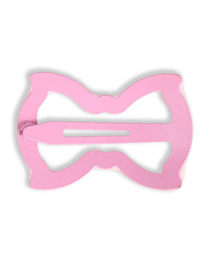 Kicks & Crawl Multicolor Hair Clips-Breezy Bow-Metal-Pack of 4-For Infants