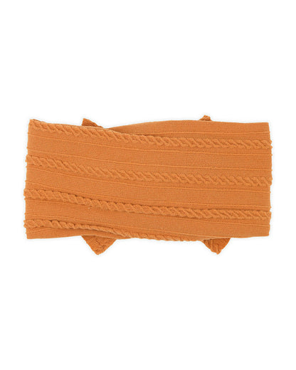 Kicks & Crawl Tan & Yellow Headbands-Creamy Dreamy-Cotton Blend-Pack of 2-For Infants