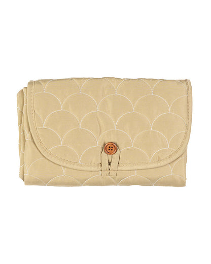 Kicks & Crawl Foldable Diaper Changing Mat-With Soft Quilted Design-Friendly Animal