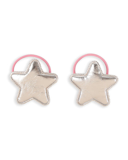Kicks & Crawl Pastel Pink Rubber Bands-Mystic Stars-Rubber-Pack of 4-For Infants