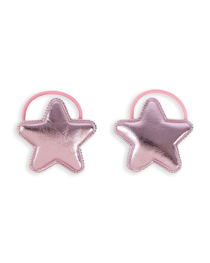 Kicks & Crawl Pastel Pink Rubber Bands-Mystic Stars-Rubber-Pack of 4-For Infants