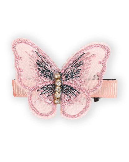Kicks & Crawl Peach Hair Clips-Pearl-Metal-Pack of 4-For Infants