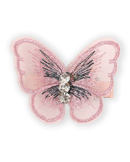 Kicks & Crawl Peach Hair Clips-Pearl-Metal-Pack of 4-For Infants