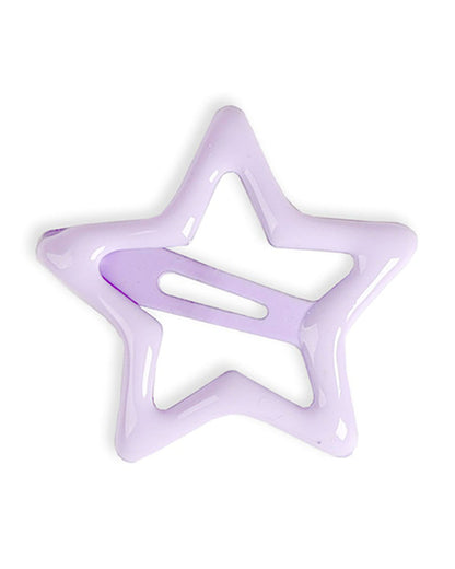 Kicks & Crawl Multicolor Hair Clips-Twinkle Pastels-Metal-Pack of 4-For Infants