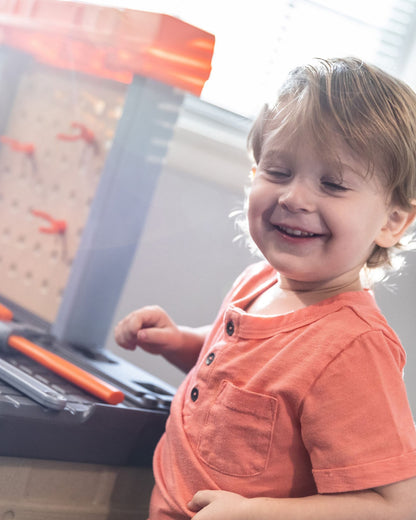 Step2 Handyman Workbench-Pretend & Play Toy-Includes 30+ Pieces Tool Set-Promotes Imaginative Play-36M+