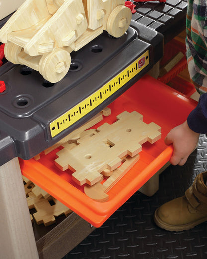 Step2 Handyman Workbench-Pretend & Play Toy-Includes 30+ Pieces Tool Set-Promotes Imaginative Play-36M+