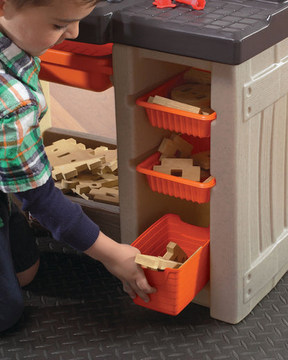 Step2 Handyman Workbench-Pretend & Play Toy-Includes 30+ Pieces Tool Set-Promotes Imaginative Play-36M+