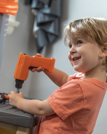 Step2 Handyman Workbench-Pretend & Play Toy-Includes 30+ Pieces Tool Set-Promotes Imaginative Play-36M+