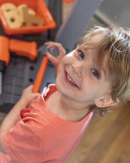 Step2 Handyman Workbench-Pretend & Play Toy-Includes 30+ Pieces Tool Set-Promotes Imaginative Play-36M+