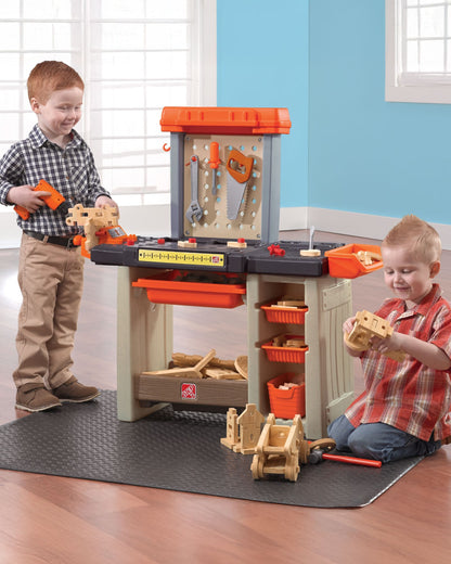 Step2 Handyman Workbench-Pretend & Play Toy-Includes 30+ Pieces Tool Set-Promotes Imaginative Play-36M+