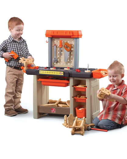 Step2 Handyman Workbench-Pretend & Play Toy-Includes 30+ Pieces Tool Set-Promotes Imaginative Play-36M+