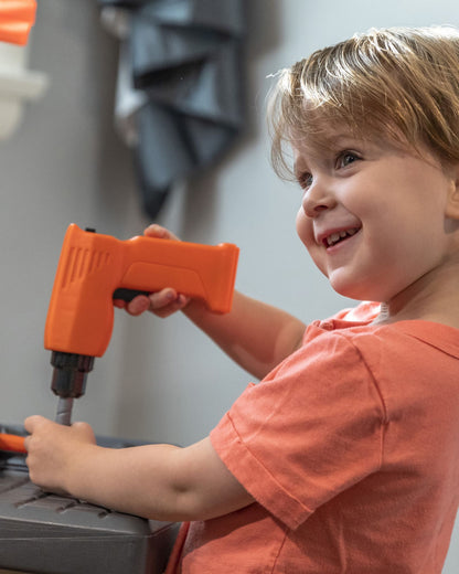 Step2 Handyman Workbench-Pretend & Play Toy-Includes 30+ Pieces Tool Set-Promotes Imaginative Play-36M+