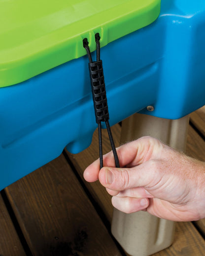 Step2 Cascading Cove Sand & Water Activity Centre & Table-Dual Sided Play With Umbrella-Promotes Sensory Skills-18M+