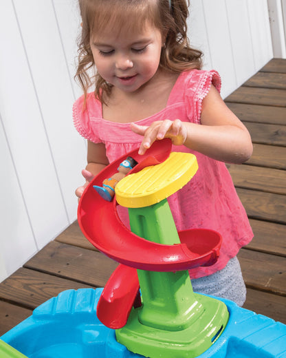 Step2 Fiesta Cruise Sand & Water Activity Centre & Table-Boat Themed Dual Play Zones-Promotes Sensory Play-24M+