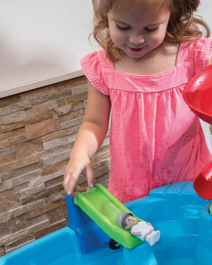 Step2 Fiesta Cruise Sand & Water Activity Centre & Table-Boat Themed Dual Play Zones-Promotes Sensory Play-24M+