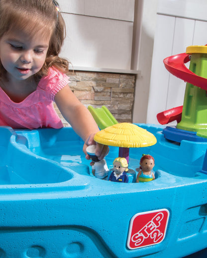 Step2 Fiesta Cruise Sand & Water Activity Centre & Table-Boat Themed Dual Play Zones-Promotes Sensory Play-24M+