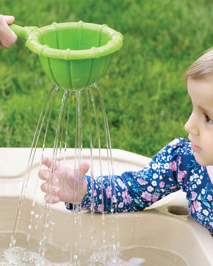Step2 Naturally Playful Splashway Canal Table-Outdoor Toys-Boat Track Play with Flowing Waterways-Enhances Motor Skills-12M+