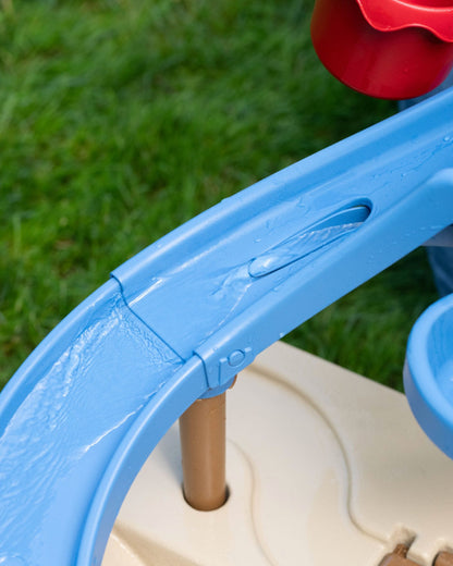 Step2 Naturally Playful Splashway Canal Table-Outdoor Toys-Boat Track Play with Flowing Waterways-Enhances Motor Skills-12M+
