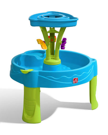 Step2 Summer Showers Splash Tower Water Table-Outdoor Toy-Water Pour Tower-Includes 8 Piece Accessory Set-18M+