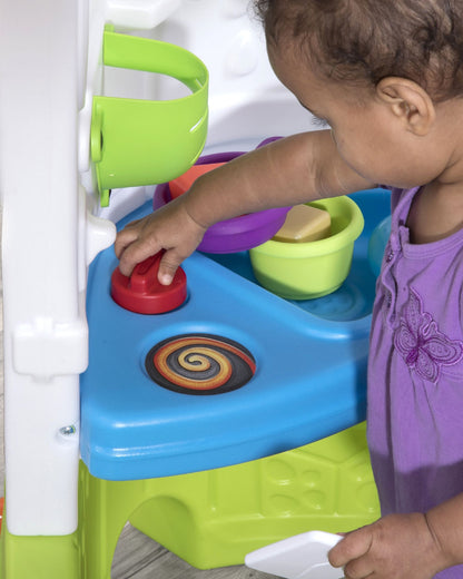 Step2 Toddler Corner Playhouse Activity Centre-Ball Maze Wall Play & Interactive Dutch Door Mailbox-12M+