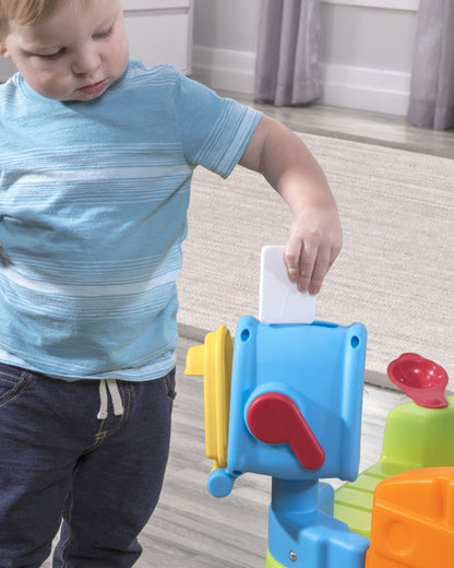 Step2 Toddler Corner Playhouse Activity Centre-Ball Maze Wall Play & Interactive Dutch Door Mailbox-12M+