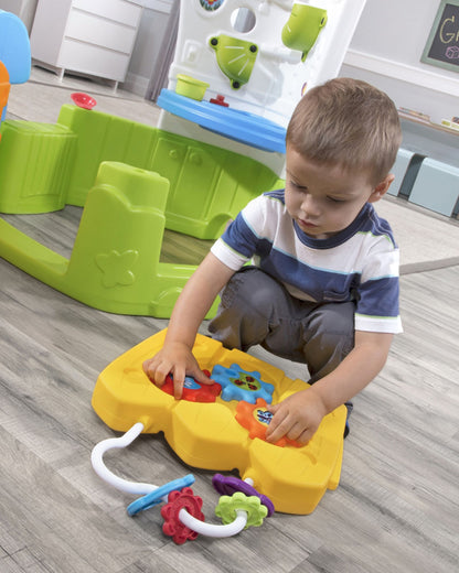 Step2 Toddler Corner Playhouse Activity Centre-Ball Maze Wall Play & Interactive Dutch Door Mailbox-12M+