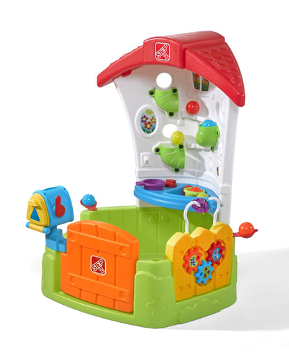 Step2 Toddler Corner Playhouse Activity Centre-Ball Maze Wall Play & Interactive Dutch Door Mailbox-12M+