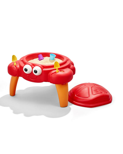 Step2 Crabbie Sand Table-Outdoor Toys-Includes 4 Piece Accessory Set-Encourages Tactile Exploration-18M+