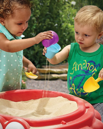 Step2 Crabbie Sand Table-Outdoor Toys-Includes 4 Piece Accessory Set-Encourages Tactile Exploration-18M+