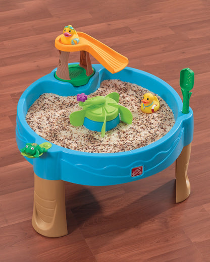 Step2 Duck Pond Water Table With Spinners & Launch Pad-Outdoor Toy-Promotes Sensory Play-Water & Splash Toy-18M+