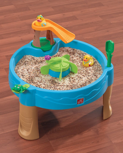 Step2 Duck Pond Water Table With Spinners & Launch Pad-Outdoor Toy-Promotes Sensory Play-Water & Splash Toy-18M+