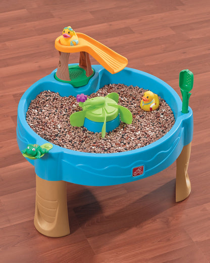 Step2 Duck Pond Water Table With Spinners & Launch Pad-Outdoor Toy-Promotes Sensory Play-Water & Splash Toy-18M+