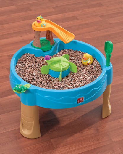 Step2 Duck Pond Water Table With Spinners & Launch Pad-Outdoor Toy-Promotes Sensory Play-Water & Splash Toy-18M+
