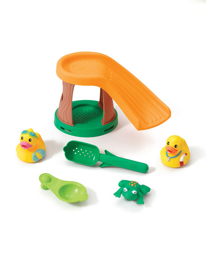 Step2 Duck Pond Water Table With Spinners & Launch Pad-Outdoor Toy-Promotes Sensory Play-Water & Splash Toy-18M+