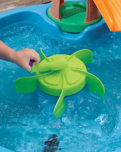 Step2 Duck Pond Water Table With Spinners & Launch Pad-Outdoor Toy-Promotes Sensory Play-Water & Splash Toy-18M+