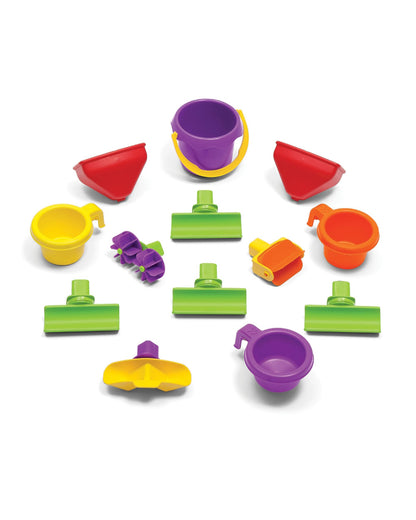 Step2 Waterfall Discovery Wall-Outdoor Toy-Scoop & Pour Water Maze-Double‑Sided Water Wall Design for Creative Play-18M+