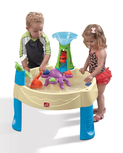 Step2 Wild Whirlpool Water Table-Outdoor Toy-Spinning & Floating Play-Promotes Sensory Skills-18M+