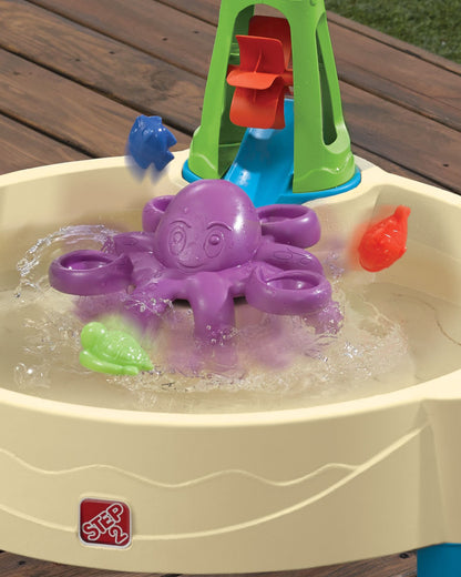 Step2 Wild Whirlpool Water Table-Outdoor Toy-Spinning & Floating Play-Promotes Sensory Skills-18M+