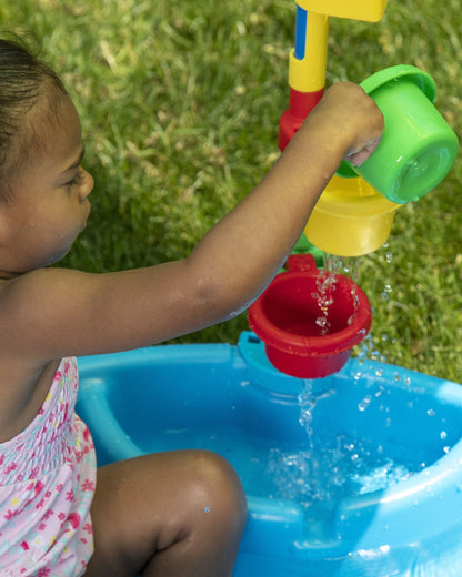 Step2 Play & Shade Pool-Outdoor Toy-Two Molded Seats with Textured Non‑Slip Bottom-Perfect For Outdoor Splashing-24M+
