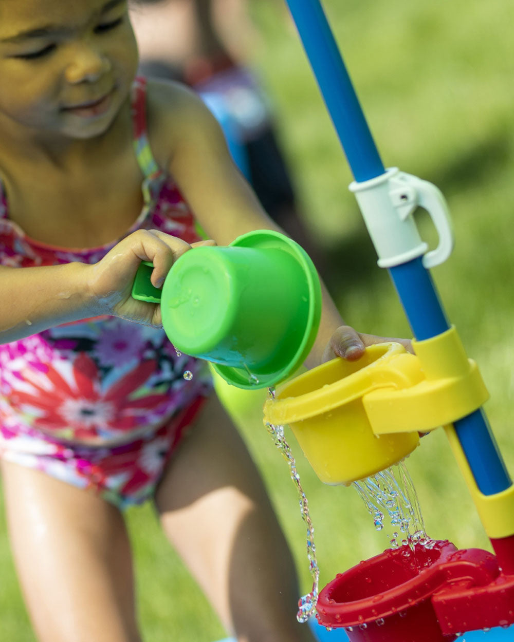 Step2 Play Shade Pool-Outdoor Toy-Two Molded Seats with Textured