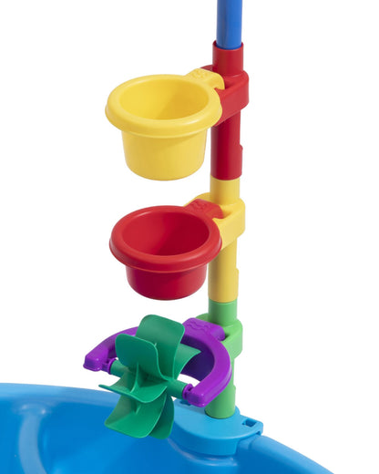 Step2 Play & Shade Pool-Outdoor Toy-Two Molded Seats with Textured Non‑Slip Bottom-Perfect For Outdoor Splashing-24M+