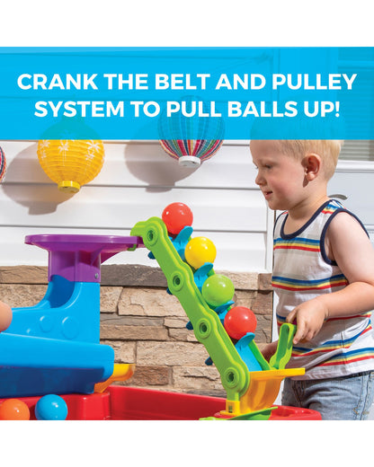 Step2 STEM Discovery Ball Activity Centre & Table-Ramp & Funnel System for Cause & Effect Learning-24M+